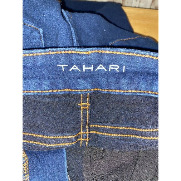 Women's Tahari Stretch Denim Blue Jeans Size 10 - Picture 10 of 12
